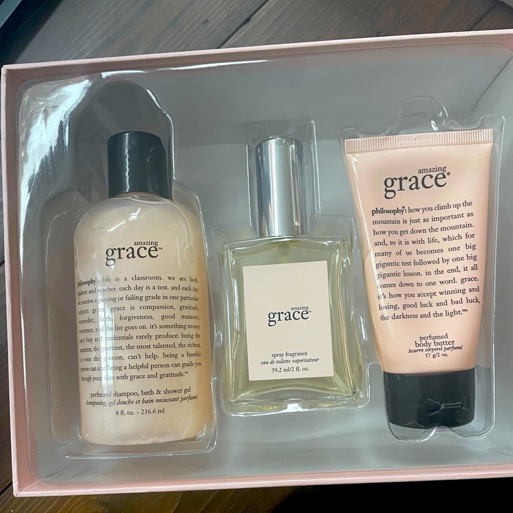 NEW Philosophy Amazing Grace gift set